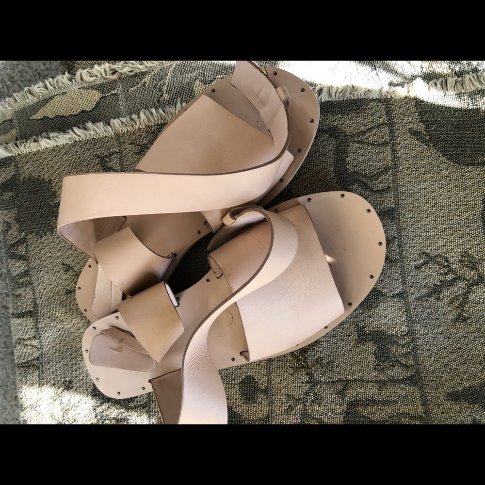 Zara leather sandals